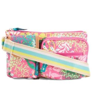 Lily Bloom Floral Reef Pink Janet Belt Bag